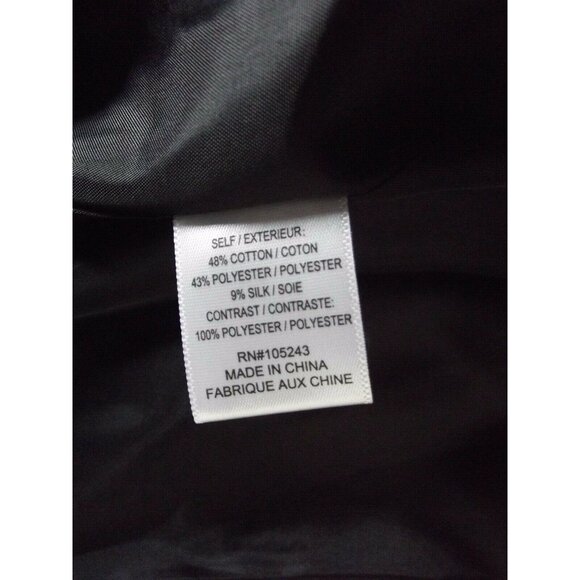 Bobeau Blazer jacket Medium Charcoal Gray Bell Sleeve Knit Silk sparkle cardigan - Picture 9 of 10